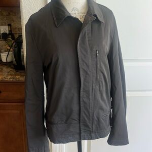 Zara men’s brownish colored zip up jacket with pockets size medium